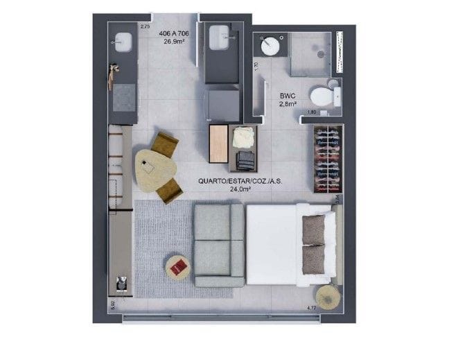 Apartamento Residencial à Venda | Estreito | Florianópolis | AP0118_MMQ