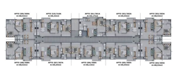 Apartamento Residencial à Venda | Cachoeira do Bom Jesus Leste | Florianópolis | AP1309_MMQ - Imagem 4