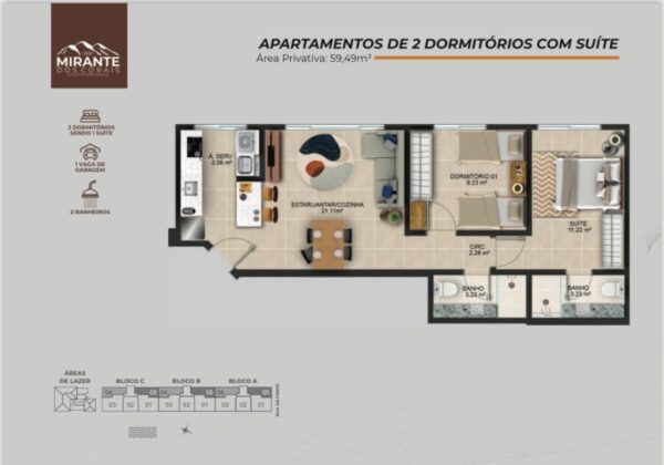 Apartamento Residencial à Venda | Coqueiros | Florianópolis | AP0193_MMQ - Imagem 8